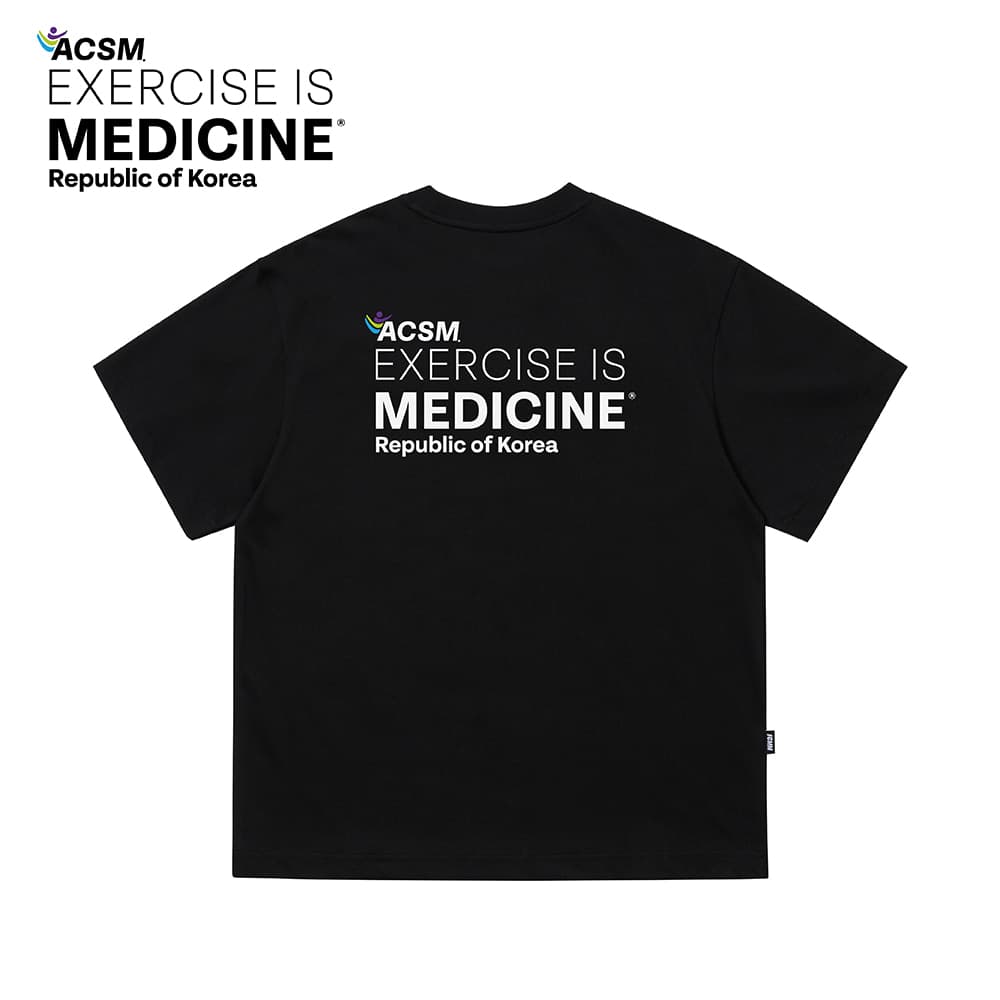 EIM x FCMM 빅 로고 티셔츠 - 블랙