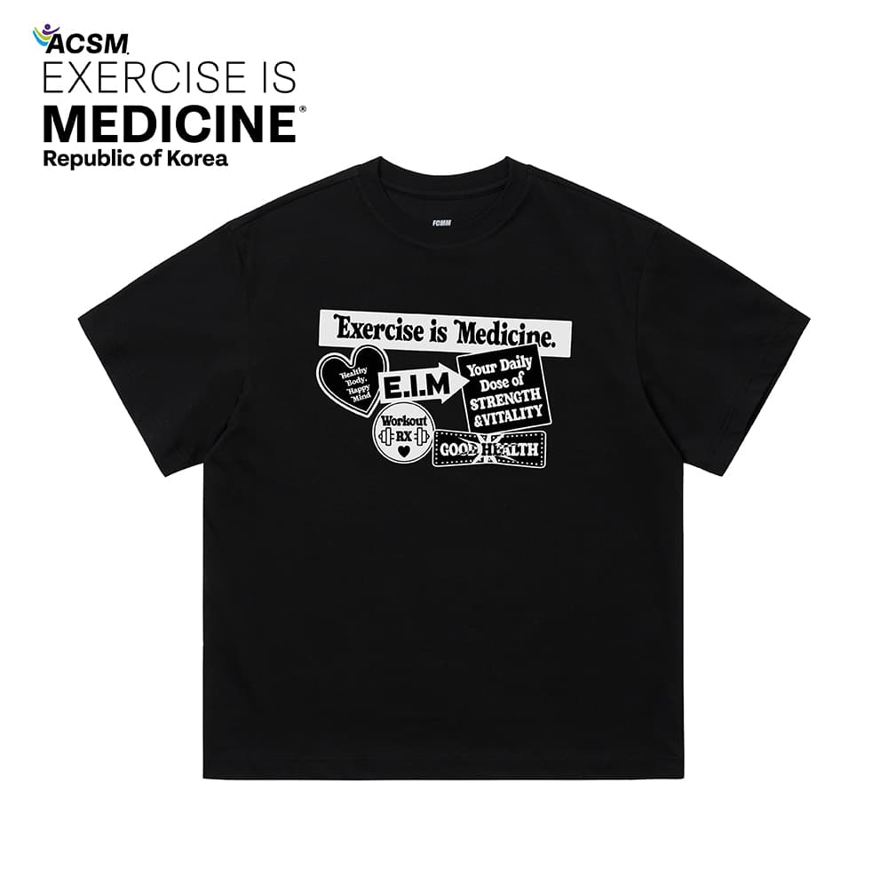 EIM Healthy 티셔츠 - 블랙